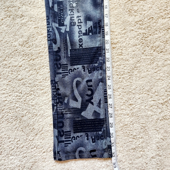 Navy Blue Ultra Unique printed Jeans - Picture 10 of 11